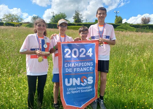 Champion de France 2024 de VTT tandem sport partagé